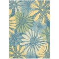 Nourison Nourison 11249 Home & Garden Area Rug Collection Blue 5 ft 3 in. x 7 ft 5 in. Rectangle 99446112491